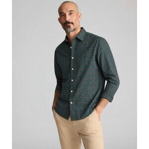 UNTUCKit Norante Shirt Mens Large Green Plaid Long Sleeve Button Up Performance
